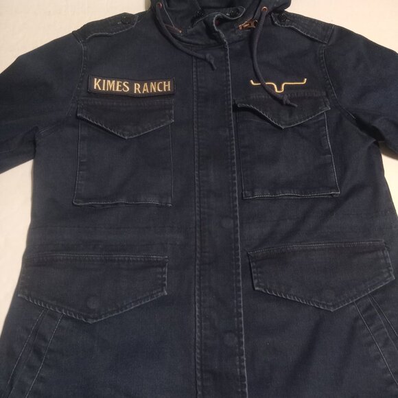 Kimes Ranch Women's DNM-51 Hooded Denim Jacket M - Picture 3 of 11